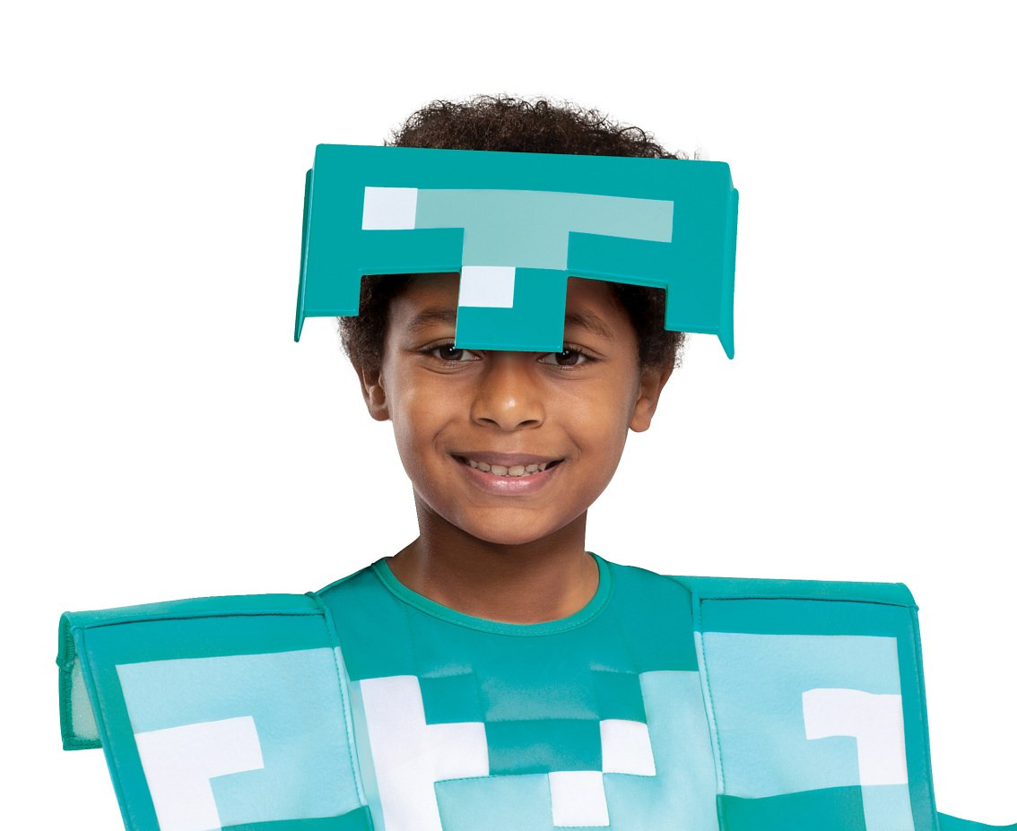 Costume Armor Fancy - Minecraft (license), size XS (3-4 years)